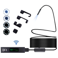 Cablu flexibil impermeabil video endoscop cu USB Neo™ Visiony® de 5m lungime, diametru camerei pe cablu 5,5mm si lumina LED + Lanterna