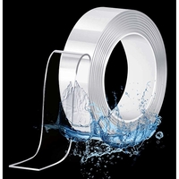 Banda Dublu Adeziva Profesionala Multifunctionala, Neo™ Fixx®, Lavabila, 3cm x 2mm x 5m, Reutilizabila dupa Spalare, Fara Urme, Puternica, Transparenta