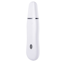 Aparat de curatare faciala cu ultrasunete, Neo™ Skin®, lifting ten, skin scrubber, spatula indepartare puncte negre, hidratare, peeling, Alb