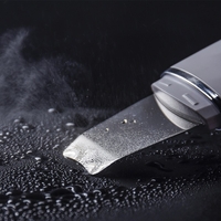 Aparat de curatare faciala cu ultrasunete, Neo™ Skin®, lifting ten, skin scrubber, spatula indepartare puncte negre, hidratare, peeling, Alb