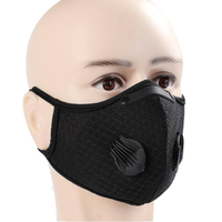 Masca de protectie textila cu filtru, detasabil, reutilizabila, Neo Tex Filter, Neagra