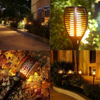 Set 4 buc Torta LED Solara Neo™, Efect de Flacara