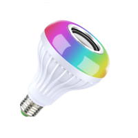 Bec Inteligent cu Difuzor, 12W, E27, Bluetooth, Controlabil prin Aplicatie Android/iOS, LED RGBW si Adaptor de Priza 220V, Neo™