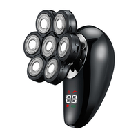 Aparat de ras electric 7D, Neo™ 7 Blade Samurai®, multifunctional, fara fir, incarcare USB, 100% rezistent la apa, 7 lame independente, usor de curatat, sistem 7 in 1, Negru