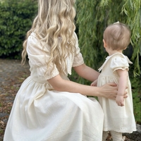 Set mamă–fiică KAROLINA, din pânză topită fină