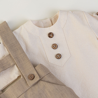 Linen and Cotton Outfit – TIMOTEI Model