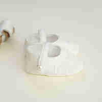 Botosei fetite, muselina alba, model NICOLE