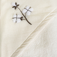 Trusou Botez crem, cu broderie manuala, model DIN NATURA