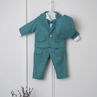 Costum baieti, in turquoise, model ERIC