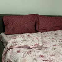 Lenjerie pat, Milano Collection, 4 piese, Model floral