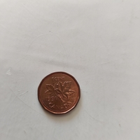 One cent, Canada 1991