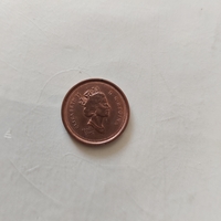One cent, Canada, 1952-2002