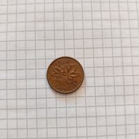 One cent, Canada, 1964
