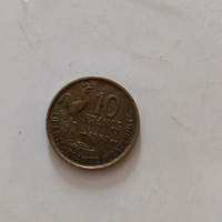 10 francs, 1952