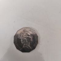 50, Australian coin, 1998
