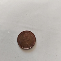 One cent, 1987, Canada