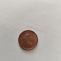 One cent, Canada 1991