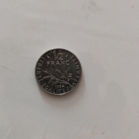 1/2 franc, 1984