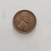 One cent, 1955