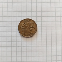 One cent, Canada, 1966