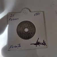 25 francs, 1931
