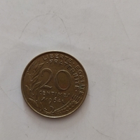 20 centimes, 1964