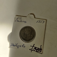 50 centavos, 1959