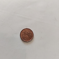One cent, Canada, 1988
