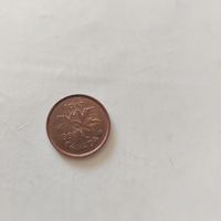 One cent, Canada, 1998