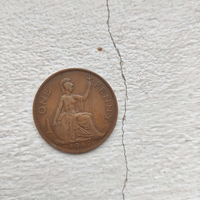 One penny, 1947