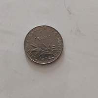 1 franc, 1974
