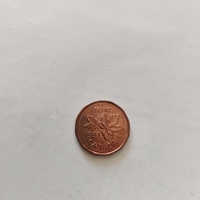 One cent, Canada, 1993