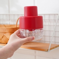 Dispozitiv de Scos Samburi, Flippy, Manual, cu 7 Gauri, pentru Cirese, 13 x 9.2 cm, din ABS, Rosu