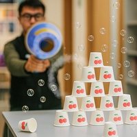 Suflator de Baloane, Flippy, din Plastic, Functie de Suflare si de Facut Baloane, 4-6 Ani, 30.4 x 14.2 x 22.2 cm, Albastru