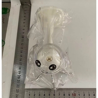 Suport Cuier pentru Perete, Flippy, Model Caracatita, Adeziv, 10 x 8.5 cm, 6 Brate, Alb