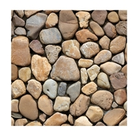 10 x Placi Tapet Autocolant 3D cu Imitatie de Pietre, pentru Perete Bucatarie Sufragerie, Usor de Curatat, Rezistent la Apa, Autoadeziv, 30x30 cm, Maro