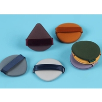 Set 7 Bureti de Machiaj  Flippy, Reutilizabili, Utilizare Umeda sau Uscata, Powder Puff, 5.5 x 5.5 x 0.9 cm, Multicolor