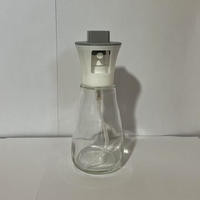 Pulverizator pentru Ulei, Flippy, Pulverizator din Sticla pentru Otet sau Alte Lichide, Simplu Reincarcabil, Multifunctionale, 17.3 x 5.6 cm, Capacitatea 170 ml, Alb