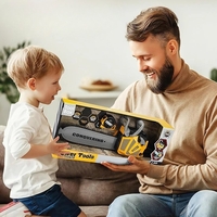 Jucarie Fierastrau Electric pentru Copii, Flippy, cu Sunete și Lumini, Joc de Rol Interactiv, +3 Ani, 43 x 10 x 18.5 cm, Portocaliu