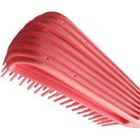 Perie Flexibila, Flippy, pentru Descurcat Par Cret/Umed si Uscat, 8 Brate Mobile, din TPE, 24.5 x 4.5 x 2 cm, Roz