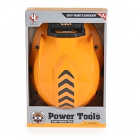 Casca Protectie cu Lanterna de Jucarie pentru Copii, Flippy, Material Plastic, Interactiv, Distractiv, 29.5x19.5x6.5 cm, Portocaliu