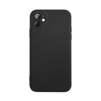 Husa pentru Samsung Galaxy S22 Ultra, Flippy, Liquid Silicone, cu Microfibra pe interior, Protectie Antisoc, Negru