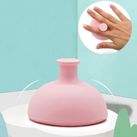 Dispozitiv Terapeutic Sputa, Flippy, Cupa pentru Terapie Toracica, Dispozitiv de Eructare, pentru Sugari si Copii, 7.5 x 6 cm, din Silicon, Roz