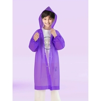Pelerina de Ploaie, Flippy, pentru Copii 100-145 cm, din EVA, Impermeabila, Inchidere cu Capse, Mov