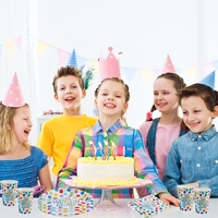 Banner Aniversar, Flippy, Colectie LA MULTI ANI, 98 x 24 cm, Multicolor