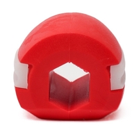 Dispozitiv de Tonifiere Faciala, Flippy, din Silicon, Corectare Mandibula/Maxilar, Rosu