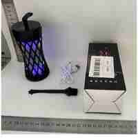 Lampa Anti-Insecte, Flippy, Lumina UV, Electrica, Incarcare USB, 5V, 1A, Silentioasa, 12 x 6 m, Negru