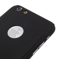 Husa Apple iPhone 6/6S Full Cover 360 Negru + Folie de protectie