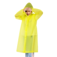 Pelerina de Ploaie, Flippy, pentru Copii 100-145 cm, din EVA, Impermeabila, Inchidere cu Capse, Galben