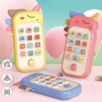 Jucarie Interactiva, Flippy, Telefon Inteligent, Model Unicorn, Functii Educative, Muzicale si Voce, 4-6 ani, 19 x 11.5 cm, din Plastic, Galben
